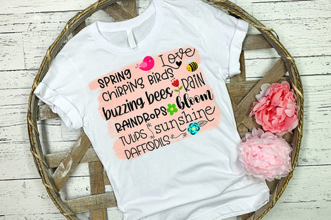 Spring Chirping Birds Spring Sublimation Design Sublimation Happy Printables Club 