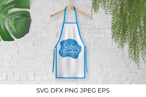 Spring cleaning calligraphy lettering SVG LaBelezoka 