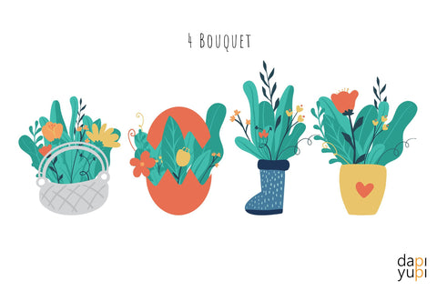 Spring Collections Graphics SVG Bundle SVG dapiyupi store 