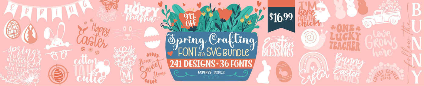 Spring Crafting Font + SVG Bundle