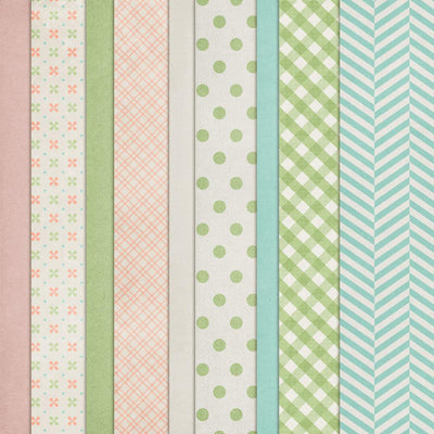 Spring - Digital Papers So Fontsy Design Shop 