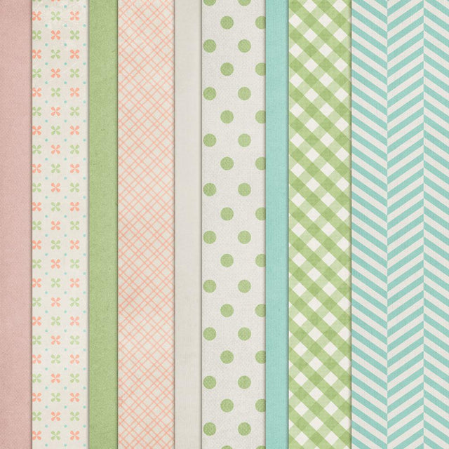 Spring - Digital Papers So Fontsy Design Shop 