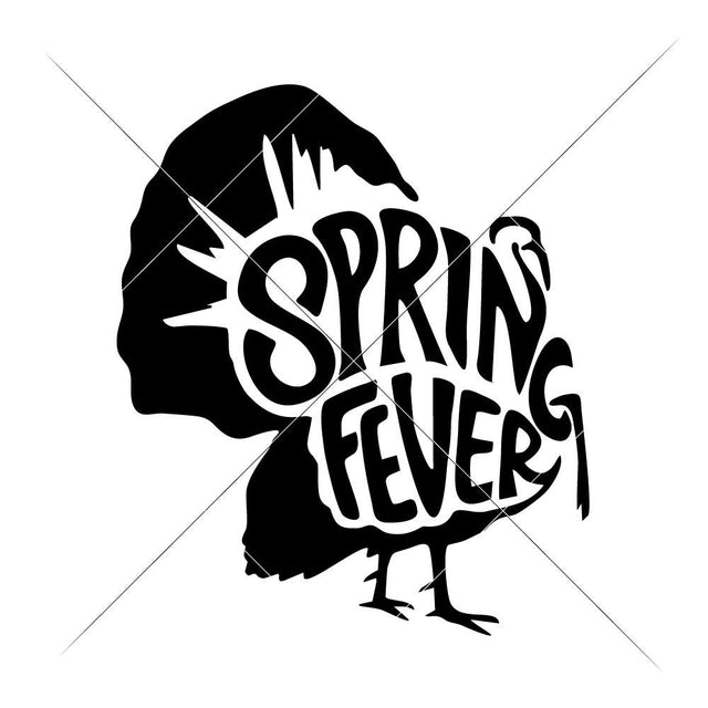 Spring Fever Wild Turkey - Hunter Turkey Hunting SVG Chameleon Cuttables 