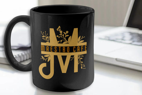 Spring Floral Split Monogram A-Z Bundle - Svg eps ai png pdf SVG zafrans studio 