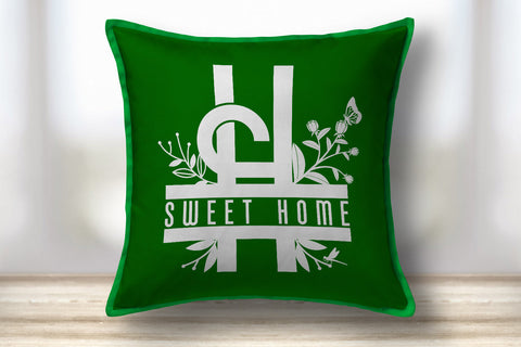 Spring Floral Split Monogram A-Z Bundle - Svg eps ai png pdf SVG zafrans studio 