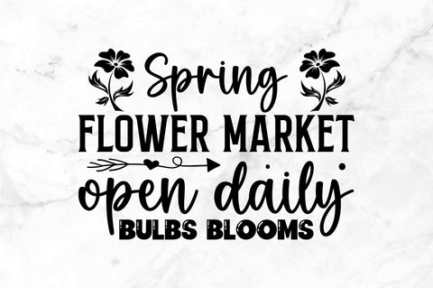 Spring flower market open daily bulbs blooms SVG SVG Regulrcrative 