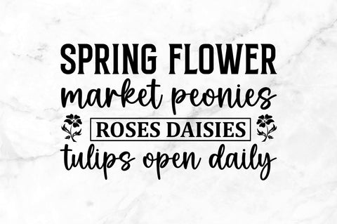 Spring flower market peonies roses daisies tulips open daily SVG SVG Regulrcrative 