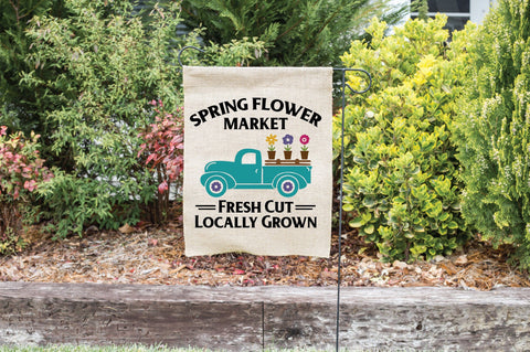 Spring Flower Market SVG Cut File SVG Old Market 