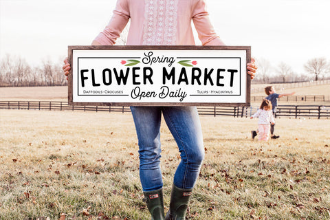 Spring Flower Market SVG SVG Pickled Thistle Creative 