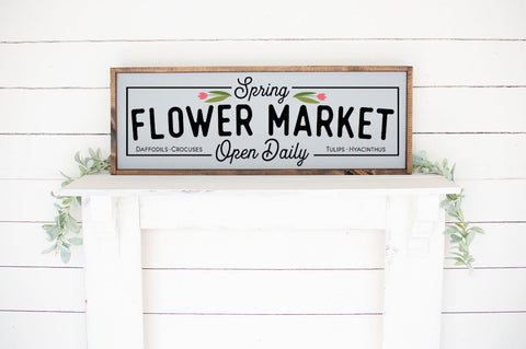 Spring Flower Market SVG SVG Pickled Thistle Creative 