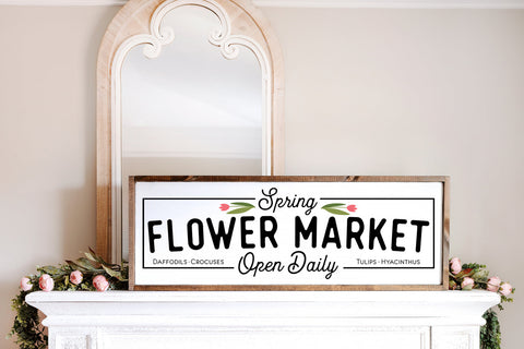 Spring Flower Market SVG SVG Pickled Thistle Creative 