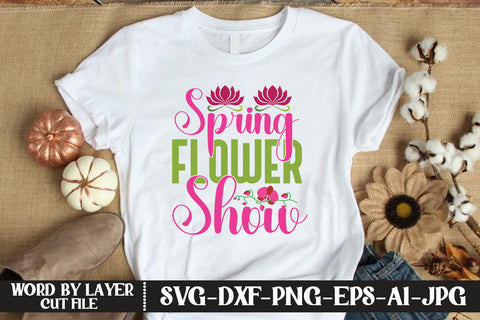 Spring Flower Show SVG CUT FILE SVG MStudio 