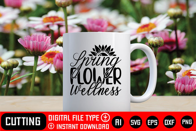 Spring Flower Wellness SVG CraftlabSvg29 