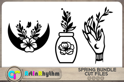 Spring flowers SVG bundle SVG Artinrhythm shop 