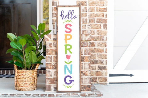 Spring Front Porch Sign Mini Bundle - Easter SVG, Spring SVG SVG Simply Cutz 