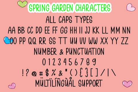 Spring Garden Font Supersemar Letter 