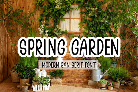 Spring Garden Font Supersemar Letter 