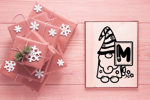 Spring Gnome Monogram Font Dm Letter Studio 