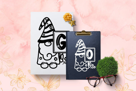 Spring Gnome Monogram Font Dm Letter Studio 