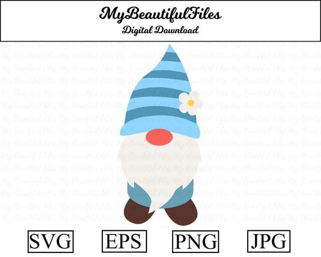spring gnome SVG MyBeautifulFiles 