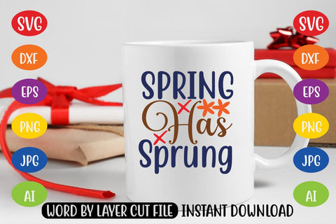 Spring Has Sprung SVG SVG MStudio 