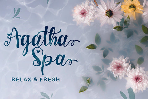 Spring Heart Font Prasetya Letter 