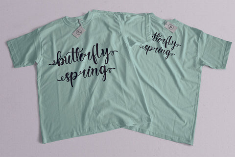 Spring Heart Font Prasetya Letter 