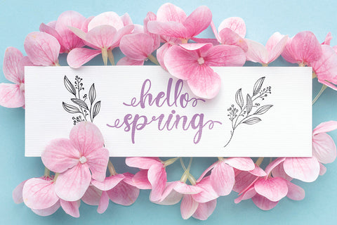Spring Heart Font Prasetya Letter 