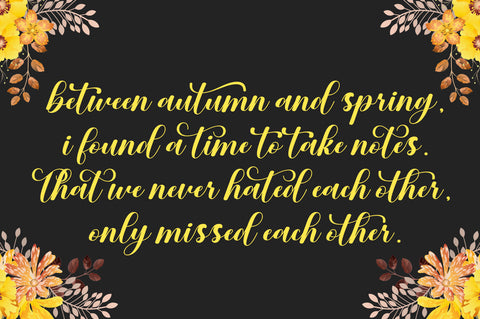 Spring Hearts Font Rotterlab studio 