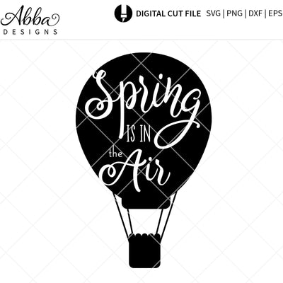 Spring Hot Air Balloon SVG Abba Designs 