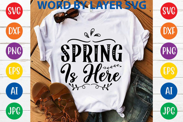 Spring is here SVG Design SVG Rafiqul20606 