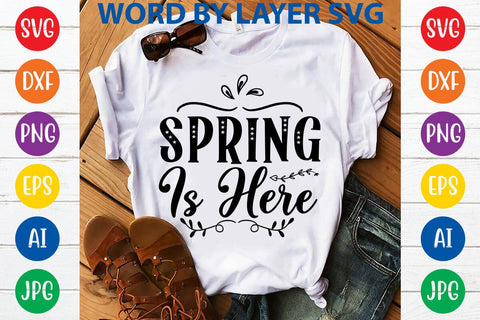 Spring is here SVG Design SVG Rafiqul20606 