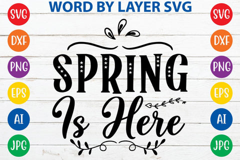 Spring is here SVG Design SVG Rafiqul20606 