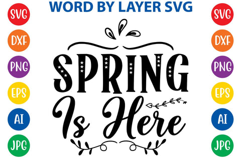Spring is here SVG Design SVG Rafiqul20606 