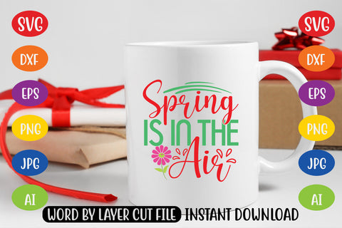 Spring Is In The Air SVG CUT FILE SVG MStudio 