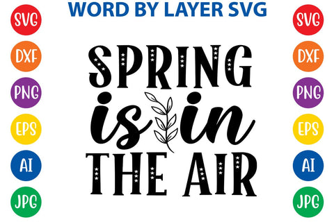 Spring is in the air SVG Design SVG Rafiqul20606 