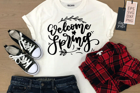 Spring Lettering Quotes Bundle SVG dapiyupi store 