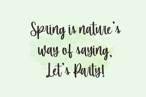 Spring Market Font Mozarella 