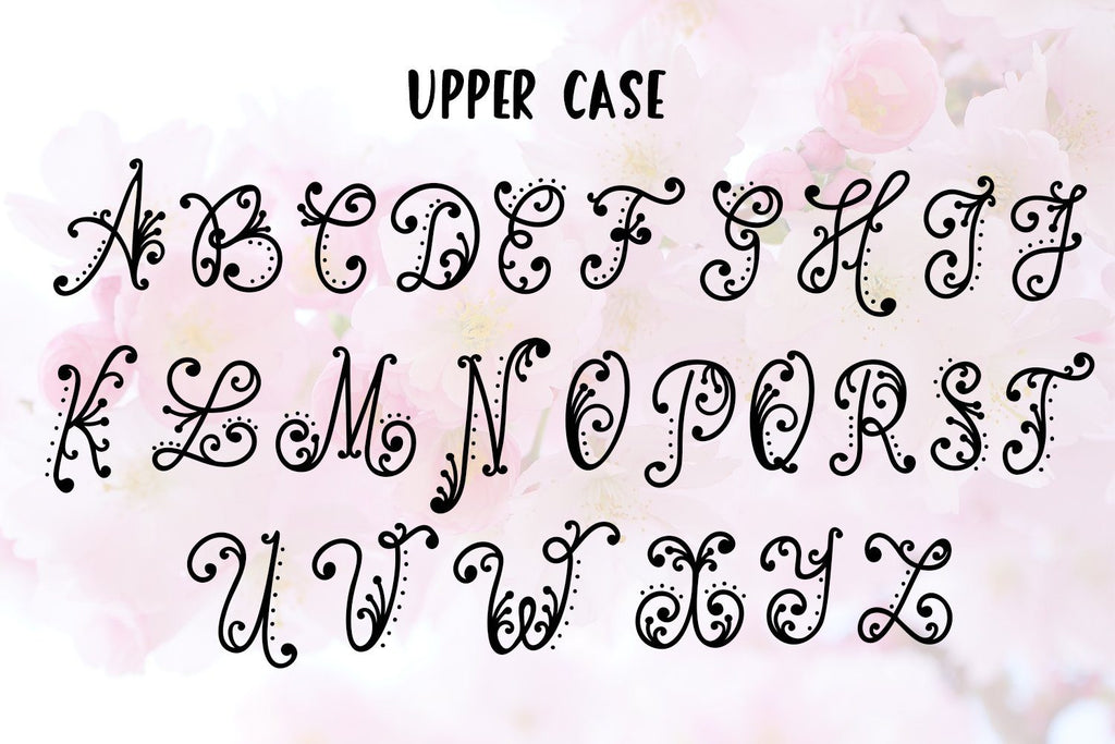 Spring Monogram - So Fontsy