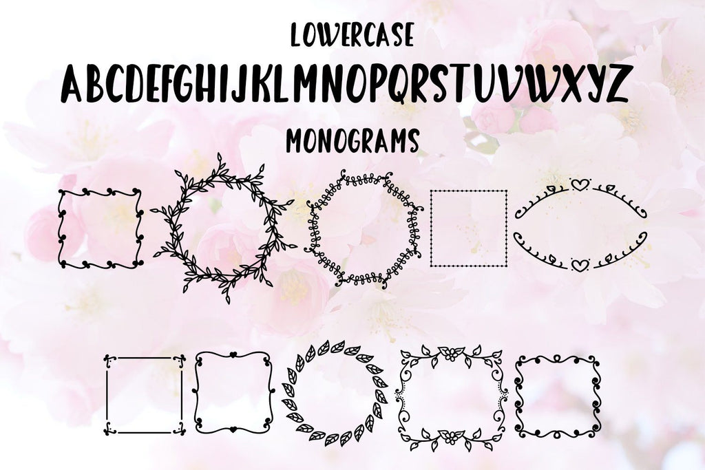 Spring Monogram - So Fontsy