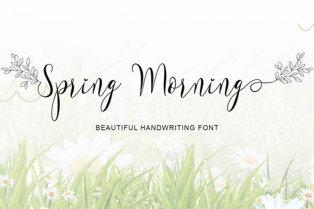 Spring Morning Font Prasetya Letter 
