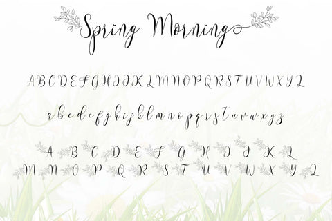 Spring Morning Font Prasetya Letter 