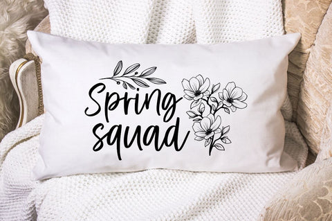 Spring Pillow SVG Bundle, Spring SVG Bundle SVG DESIGNISTIC 
