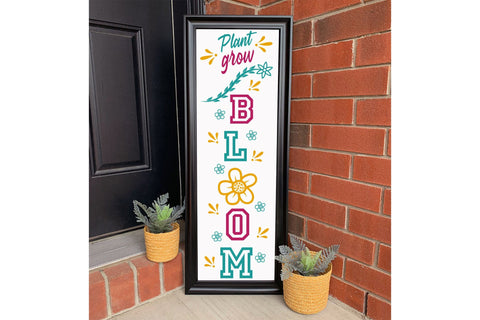 Spring Porch Sign SVG - Plant Grow Bloom - Spring Quotes SVG SVG CraftLabSVG 