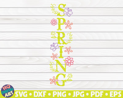 Spring Porch Sign SVG SVG HQDigitalArt 