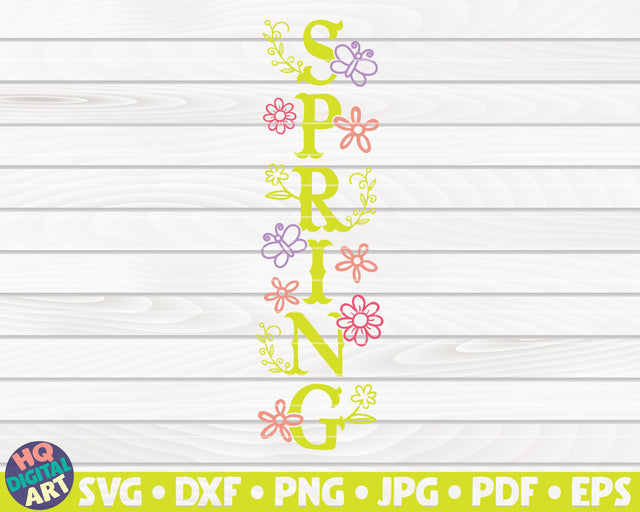 Spring Porch Sign SVG SVG HQDigitalArt 