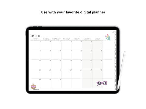 Spring Printable Digital Sticker Set SVG Elise Cellucci 