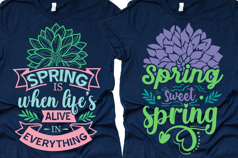 Spring Quotes SVG bundle, farmhouse Designs SVG Paper Switch 