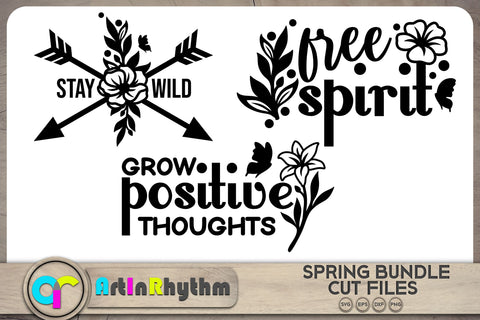 Spring Quotes SVG bundle SVG Artinrhythm shop 