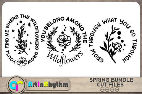 Spring Quotes SVG bundle SVG Artinrhythm shop 